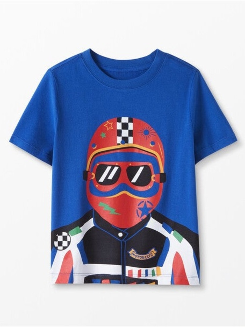 Hanna Andersson Race Car Driver Graphic T-Shirt size 6-7